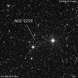 NGC 2219 - рассеянное скопление звёзд. Описание NGC 2219:, Рассеянное скопление в созвездии Единорог