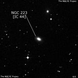 NGC 223 - галактика. Описание NGC 223:, Галактика в созвездии Кит