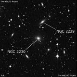 NGC 2230 - галактика. Описание NGC 2230:, Галактика в созвездии Золотая Рыба
