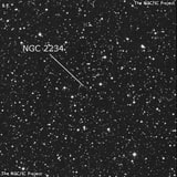 NGC 2234 - группа звёзд. Описание NGC 2234:, Рассеянное скопление в созвездии Близнецы
