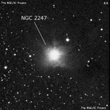 NGC 2247 - туманность. Описание NGC 2247:, Отражательная туманность в созвездии Единорог