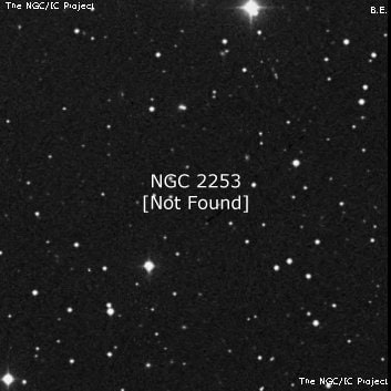 NGC 2253 - группа звёзд. Описание NGC 2253:, Галактика в созвездии Жираф
