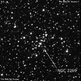 NGC 2269 - рассеянное скопление звёзд. Описание NGC 2269:, Рассеянное скопление в созвездии Единорог