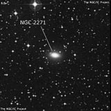 NGC 2271 - спиральная галактика с баром. Описание NGC 2271:, Галактика в созвездии Большой Пес