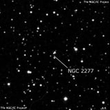 NGC 2277 - одиночная звезда. Описание NGC 2277:, Объект глубокого космоса в созвездии Близнецы