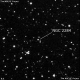 NGC 2284 - четыре звезды. Описание NGC 2284:, Объект глубокого космоса в созвездии Близнецы
