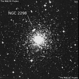 NGC 2298 - шаровое скопление звёзд. Описание NGC 2298:, Шаровое скопление в созвездии Корма