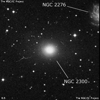 NGC 2300 - галактика. Описание NGC 2300:, Галактика в созвездии Цефей