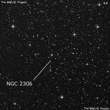 NGC 2306 - рассеянное скопление звёзд. Описание NGC 2306:, Рассеянное скопление в созвездии Единорог