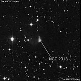 NGC 2313 - туманность. Описание NGC 2313:, Двойная звезда в созвездии Единорог
