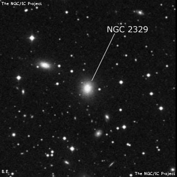 NGC 2329 - галактика. Описание NGC 2329:, Галактика в созвездии Рысь