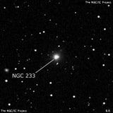 NGC 233 - эллиптическая галактика. Описание NGC 233:, Галактика в созвездии Андромеда