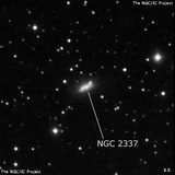 NGC 2337 - галактика неправильной формы. Описание NGC 2337:, Галактика в созвездии Рысь