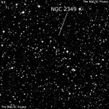 NGC 2349 - рассеянное скопление звёзд. Описание NGC 2349:, Рассеянное скопление в созвездии Единорог