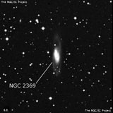 NGC 2369 - спиральная галактика с баром. Описание NGC 2369:, Галактика в созвездии Киль