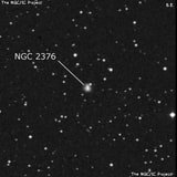 NGC 2376 - галактика. Описание NGC 2376:, Галактика в созвездии Близнецы