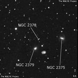 NGC 2378 - две звезды. Описание NGC 2378:, Двойная звезда в созвездии Близнецы