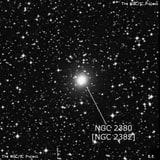 NGC 2380 - спиральная галактика с баром. Описание NGC 2380:, Объект глубокого космоса в созвездии Большой Пес