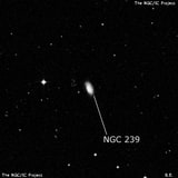 NGC 239 - галактика. Описание NGC 239:, Галактика в созвездии Кит