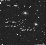 NGC 2391 - одиночная звезда. Описание NGC 2391:, Двойная звезда в созвездии Близнецы