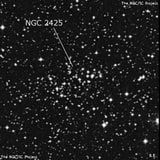 NGC 2425 - рассеянное скопление звёзд. Описание NGC 2425:, Рассеянное скопление в созвездии Корма
