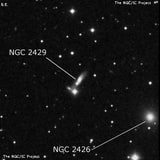 NGC 2429 - галактика. Описание NGC 2429:, Галактика в созвездии Рысь