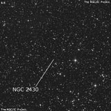 NGC 2430 - группа звёзд. Описание NGC 2430:, Рассеянное скопление в созвездии Корма