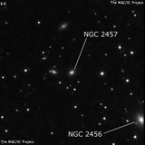 NGC 2457 - галактика. Описание NGC 2457:, Галактика в созвездии Рысь
