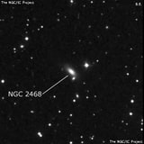 NGC 2468 - линзовидная галактика. Описание NGC 2468:, Галактика в созвездии Рысь