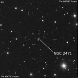 NGC 2471 - две звезды. Описание NGC 2471:, Двойная звезда в созвездии Рысь