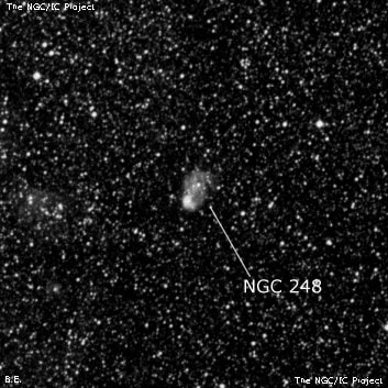 NGC 248 - туманность. Описание NGC 248:, Комплекс туманностей в созвездии Тукан