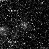 NGC 249 - туманность. Описание NGC 249:, Область H II в созвездии Тукан