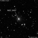 NGC 2497 - галактика. Описание NGC 2497:, Галактика в созвездии Рысь