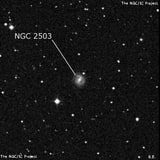 NGC 2503 - спиральная галактика с баром. Описание NGC 2503:, Галактика в созвездии Рак