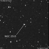 NGC 2515 - две звезды. Описание NGC 2515:, Двойная звезда в созвездии Рак