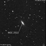 NGC 2522 - линзовидная галактика. Описание NGC 2522:, Галактика в созвездии Рак