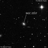 NGC 2557 - спиральная галактика с баром. Описание NGC 2557:, Галактика в созвездии Рак