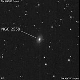 NGC 2558 - галактика. Описание NGC 2558:, Галактика в созвездии Рак