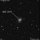 NGC 2575 - спиральная галактика. Описание NGC 2575:, Галактика в созвездии Рак