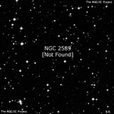 NGC 2589 - по указанным Генри Дрейером координатам, объект повторно не найден; . Описание NGC 2589:, Объект глубокого космоса в созвездии Гидра