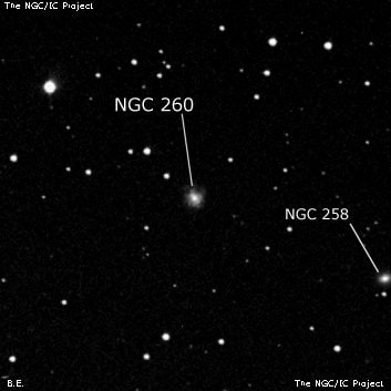 NGC 260 - галактика. Описание NGC 260:, Галактика в созвездии Андромеда