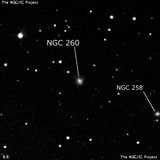 NGC 260 - галактика. Описание NGC 260:, Галактика в созвездии Андромеда