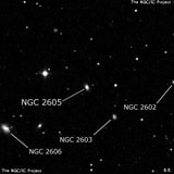 NGC 2605 - галактика. Описание NGC 2605:, Галактика в созвездии Большая Медведица