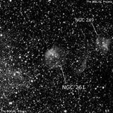 NGC 261 - туманность. Описание NGC 261:, Комплекс туманностей в созвездии Тукан