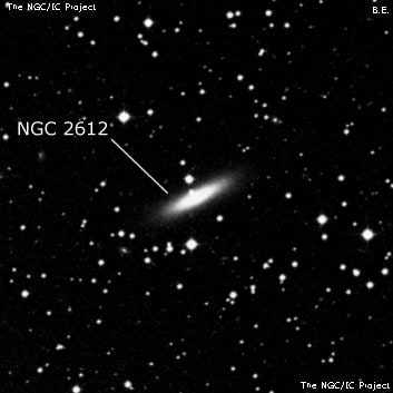 NGC 2612 - галактика. Описание NGC 2612:, Галактика в созвездии Гидра