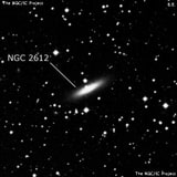 NGC 2612 - галактика. Описание NGC 2612:, Галактика в созвездии Гидра