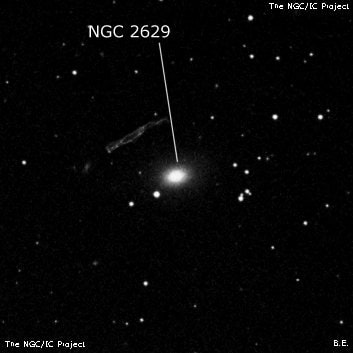 NGC 2629 - галактика. Описание NGC 2629:, Галактика в созвездии Большая Медведица