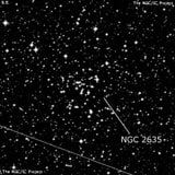 NGC 2635 - рассеянное скопление звёзд. Описание NGC 2635:, Рассеянное скопление в созвездии Компас