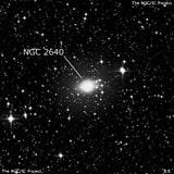 NGC 2640 - спиральная галактика с баром. Описание NGC 2640:, Галактика в созвездии Киль