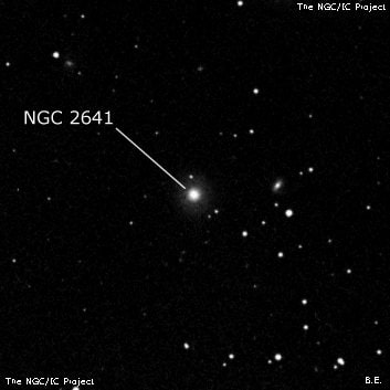 NGC 2641 - линзовидная галактика. Описание NGC 2641:, Галактика в созвездии Большая Медведица